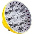 Hairizone Universal Hair Diffuser Adaptable for Blow Dryers with D-1.7- Inch to 2.6-Inch for Curly or Wavy Hair, Lemon
