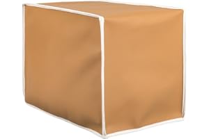 HOMELAY Housse de protection en similicuir de qualité supérieure Dimensions: 40 x 26 x 32 cm (L x l x H) compatible avec les friteuses à air, les robots de cuisine (Camel)