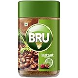 Bru Instant with Great Aroma of Freshly Roasted Coffee Beans | Authentic Taste of Coffee from South Indian Plantations | 100%