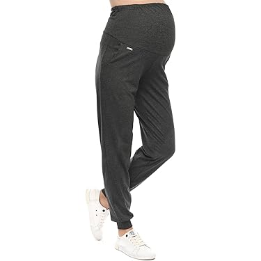 MijaCulture Casual zwangerschapsbroek zwangerschapsbroek met buikpaneel Zoe M002, donkerblauw, M