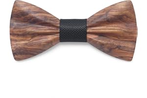 Cyriacus Pajarita de madera para hombre, de madera, para bodas, actuaciones, bailes, regalo