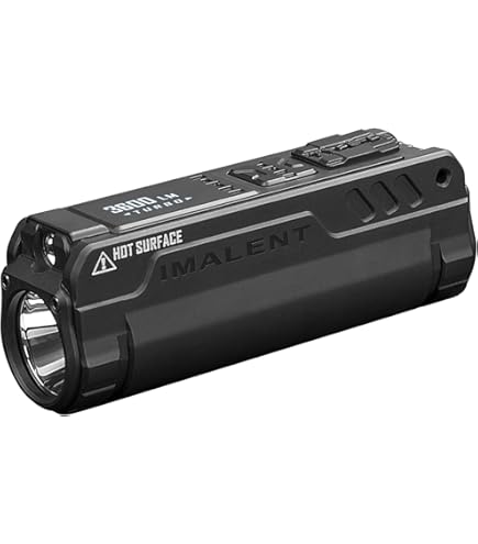 PIOOCAN Small Torch 1200 Lumens For EDC, LED Rechargeable Torch With 4