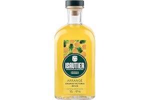 Isautier - Rhum Arrangé Ananas Victoria Epicé - Ile de la Réunion - 40° (1 x 0,5L)
