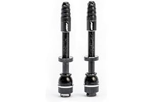 PMP VTR-40 Defender - Valvole Tubeless Strada con Volume Passante +280%, Anti-Otturazione. Compatibili con Cerchi Alti Fino a 40mm. Mousse Ready: Ideale per Inserti Tubeless