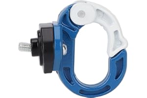 EVTSCAN Scooter de griffe avant, crochet de sac de casque de bagage de suspension de griffe avant de moto alliage d'acier en aluminium 12kg portant la charge pour le scooter électrique(bleu + blanc)