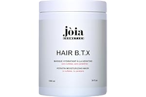 Joia Cosmetics - Masque Capillaire à la Kératine pour Lisser et Fortifier le Cheveu - Cheveu Sec et Abîmé - Sans sulfate, sans Paraben - 1000 ml