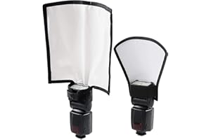 SEABABOO 2PCS Blitz Diffusor Reflektor Flash Softbox Blitz Diffusor Reflektor Speedlite Tragbare Softbox Speedlite Blitz Diffusor Flash Universeller tragbarer Blitzdiffusor für die Fotografie