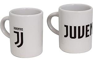 Giemme Set Juventus JU1339 2 TAZZINE Caffe' in Ceramica