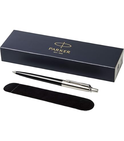 Recambios De Bolígrafo Parker CiciIng - 10 Unidades, Tinta Negra Punta Media 1mm, Metal, Compatibles Con Estilo Parker