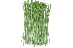 NUOBESTY 50 Stück künstlicher Blumenstiel Künstlicher Blumenstrauß Materialzubehör blumengesteck steckblumen Blumenarrangement mit kurzen Stielen Blumenstange selber Machen Blütenkopf Pole