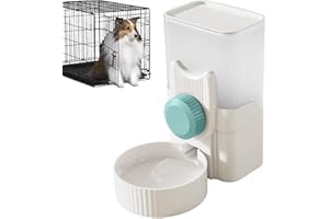 Kirdume Nourriture pour Cochon d'In,Distributeur d'eau Dog Cage pour Lapin | Mangeoire Automatique pour Cage Chiot, Cobaye, Furet, Hérisson, Chat, Chinchilla