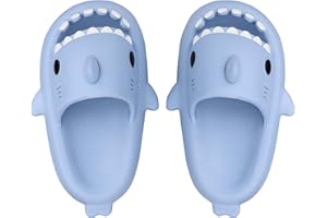 LANIVIC Chanclas de Playa para Niña Niño Tiburón Zapatillas de Ducha Antideslizante Tigre Zapatos de Piscina Sandalias Ligero Verano Shark Slippers