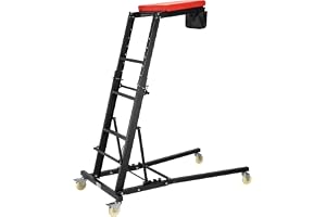 Wiltec Topside creeper 180 kg höjdjusterbar krypare 122-195 cm för bilservice och underhåll på motorhuva