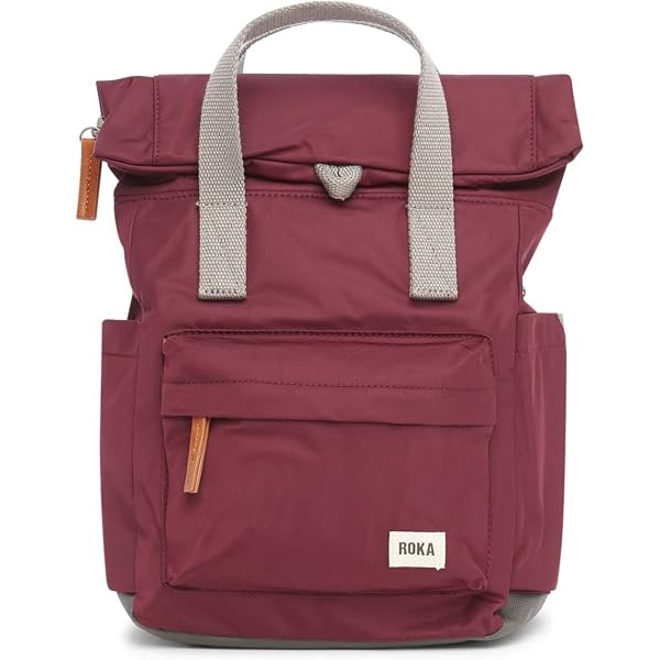 ROKA London Canfield Sac à dos en toile recyclée avec fermeture