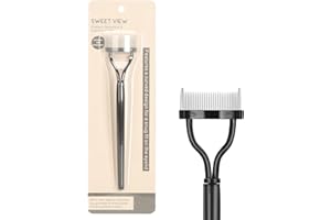 SWEET VIEW Eyelash Comb Lash Separator Brush Mascara Clump Remover Professional Eye Makeup Tools (1 Piece)