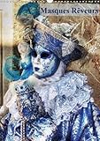 Image de Masques rêveurs : Photographies et Créations Photo de masques superposés dans un décor. Calendrier mural A3 vertical