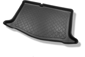 Mossa Tapis de Coffre adapté pour Nissan Micra K14 Hayon (03.2017- ) - bac de Coffre - Protection de Coffre Voiture - G