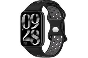 BYISYUE Oddychający sportowy silikonowy pasek zastępczy do zegarka Redmi Watch 4/Xiaomi Smart Band 8 Pro, bransoletka na nadgarstek do zegarka Redmi 4/Xiaomi Mi Band 8 Pro