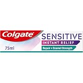 Colgate Sensitive Instant Relief Repair + Enamel Strength Toothpaste 75 ml - Enamel Repair Toothpaste - Instant Sensitivity R