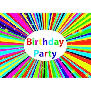 Kaleidoskop-Thema-Geburtstagsfeier-Einladungen Einladungen Kinder Kinder Mädchen / Jungen i011