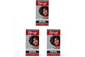 PIN-UP ORIGINAL Pin Up End Curl At Home Perm Kit, kit de permanente pour petites sections de cheveux telles que les franges, les pointes ou la couche supérieure, riche en protéines pour des cheveux doux, 3 x 130 ml