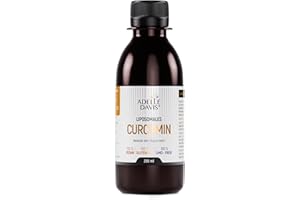 ‎ADELLE DAVIS Adelle Davis® Liposomales Curcumin – Hochdosiert 300 mg, Curcuma Longa Extrakt mit Sonnenblumenlecithin, veganes Nahrungsergänzungsmittel in flüssiger Form, hohe Bioverfügbarkeit, 200 ml