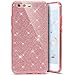 Produktbild Huawei P10 Plus Hülle,Huawei P10 Plus Schutzhülle TPU Silikon,Huawei P10 Plus Handyhülle Glitzer,Hpory Schön Kreative 3 in 1 Design TPU + Glitzer Papier + PC innere Schicht Luxus Bling Kristallklar Glitzer Glänzend Funkeln Sparkle Pailletten Handytasche Hülle für Mädchen Frauen,Ultra Dünn Durchsichtig Weiche TPU Silikon Stoßdämpfend Schutz Handy Schutzhülle Flexibel Rückseite Tasche Etui TPU Bumper Schale für Huawei P10 Plus + 1 x Hpory Stylus-(Rosa)