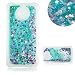 Produktbild Für Motorola MOTO G5S Treibsand Handyhülle, Aearl Luft Kissen Design Silikon TPU Weich Stoßfest Bumper Schutzhülle Glitzer Durchsichtig Süße Flüssig Bewegende Quicksand Hülle mit Displayschutzfolie für MOTO G5S - Grünes Herz