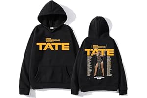 Respeto Sudadera con Capucha Tate McRae con Capucha Estética Informal De Lana Sudadera De Manga Larga Moda Ropa De Mujer Jerseys Vintage XS-3XL