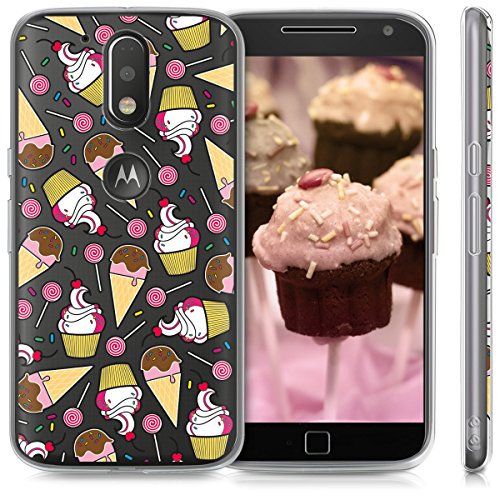 kwmobile Funda para Motorola Moto G4 Moto G4 Plus - Carcasa Protectora de TPU con dise o de Dulces en Rosa Fucsia Amarillo Transparente reviews kwmobile Funda para Motorola Moto G4 Moto G4 Plus - Carcasa Protectora de TPU con dise o de Dulces en Rosa Fucsia Amarillo Transparente