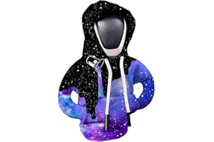 LAKPYN 1PCS Sweat à capuche pour levier de vitesse Sweat à capuche avec pommeau de levier de vitesse étanche à La Poussière Accessoires pour L'Intérieur des Voitures pour la décoration (A)