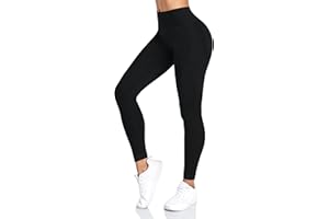 Yaavii Women Yoga Leggings Seamless High Waisted Tummy Control Yoga Pants for Gym Running Workout