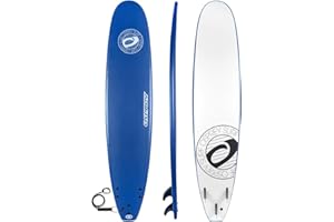 Osprey 9ft 3in Foam Surfboard, Beginners and Intermediate Foamie, Lightweight & Durable with Bold Design for Adults and Kids, Multiple Colours