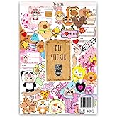 Cute Baby My DIY Sticker Book 24 * 17 cm 16 Sayfa &Ouml;zel Tasarım Rengarenk Sticker Kitabı