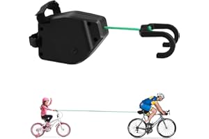 Foydream Barre Traction Velo Enfant, 2,5 M Tire Velo Rétractables, Câble de Traction Capacité de Chargement 550 LB pour ETB VTT Bicyclette