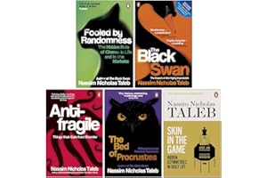 Nassim Nicholas Taleb Collection 5 Books Set (Fooled by Randomness, The Black Swan, Antifragile, The Bed of Procrustes & Skin in the Game)