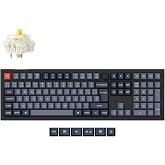Keychron V6 MAX Custom Wireless Mechanical Keyboard, 2.4GHz Wired Bluetooth Connection QMK/Via Programmable, Hot-Swap Switche