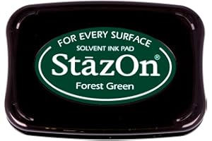 Tsukineko StazOn Stamp Pad, Forest Green, L