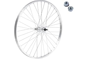 ECOVELO Jante vélo Roue de vélo VTT Montagne moyeu de vélo de Ville avec 20 x 1,75 Rayons Avant Graziella