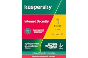 Kaspersky | Internet Security | 1 Device | 1 Year | Win Assured Gift With Every Purchase (Valid Till 30Th Nov 2023) | Email D