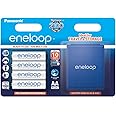 Panasonic BK-3MCCEC4BE eneloop 1900mAh Lot de 4 piles Ni-MH AA/Mignon/LR6 prêtes à utiliser incl. Box