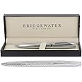 Bridgewater Pen Company Executive Ball Point Pen Collection, Boxed & Sleeved (Lancaster, Chrome)