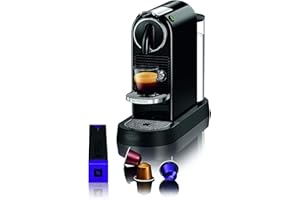 Nespresso Citiz EN167.B, Macchina da caffè di De'Longhi, Sistema Capsule Nespresso, Serbatoio acqua 1L, Colore Limousine Black