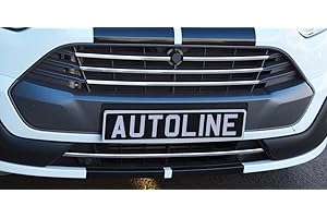 ALVM PARTS & ACCESSORIES Lot de 5 enjoliveurs chromés pour grille de voiture Transit Custom (2012-2017)
