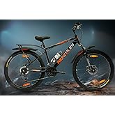 Hercules roadeo redeem Cycle in 26t Wheel Size with 21 Speed Gears with Carrier with Dual disc Brakes for Age Group 12+