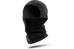 HIKENTURE Children's Winter Balaclava – Windproof Balaclava – Warm Bicycle Balaclava Black – Ski Mask Face Hood Children – Ski Mask – Bicycle Helmet Hat Under Helmet Children, black, One size