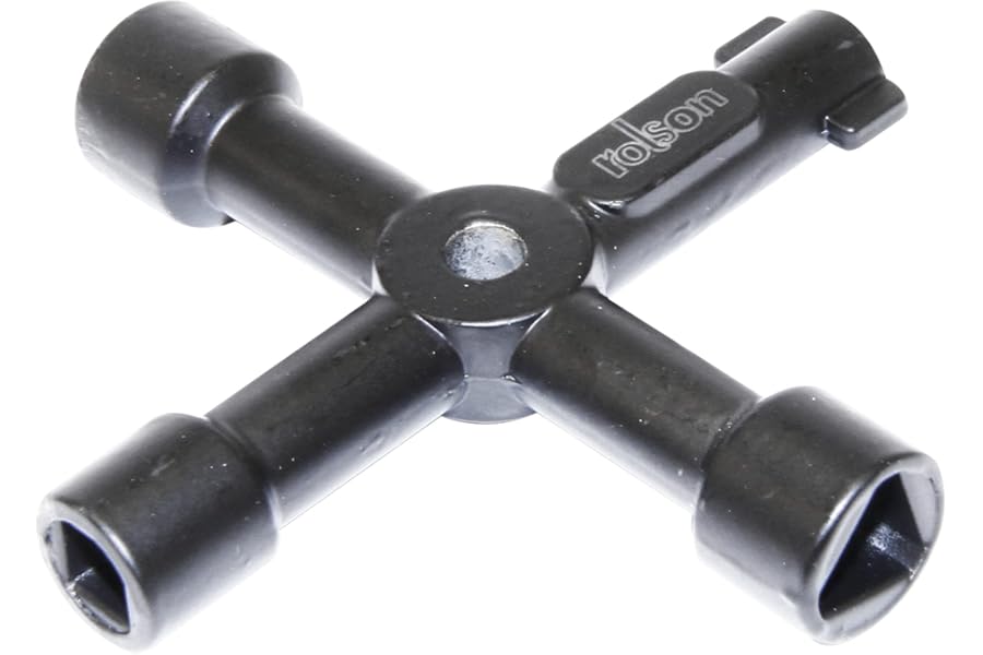 Rolson 22460 Four Way Service Utility Key