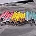 Anself Wood 9Pcs Makeup Brush Kit Professional Cosmetic Set Blue
