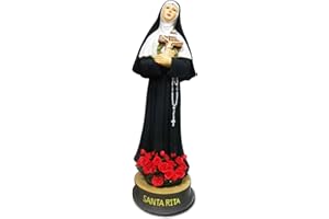 MP CREATIVE SRL Saint Rita DA CASCIA CM 30 Peinte A Main