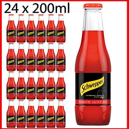 Preisvergleich Produktbild Schweppes Tomatensaft 24x200ml Glasflaschen